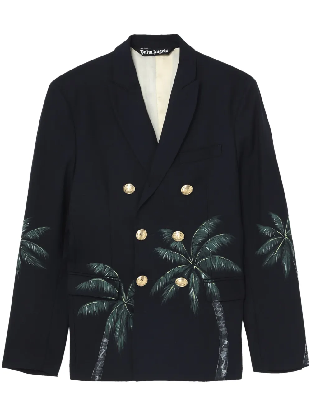 Palm Angels Blazer Palms Classic com abotoamento | Azul | Image 1