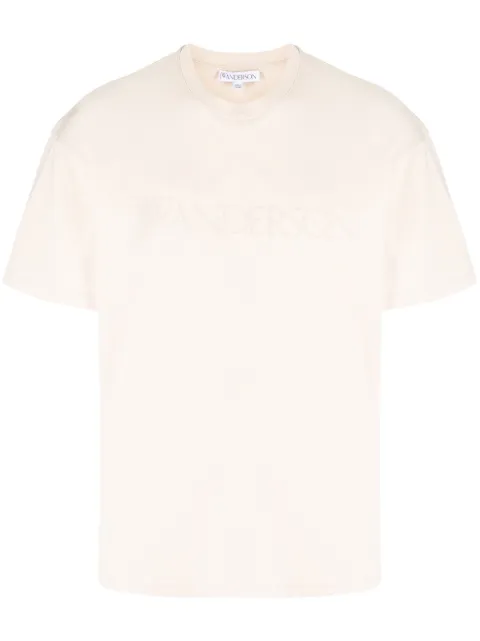 JW Anderson logo-embossed crew-neck T-shirt 