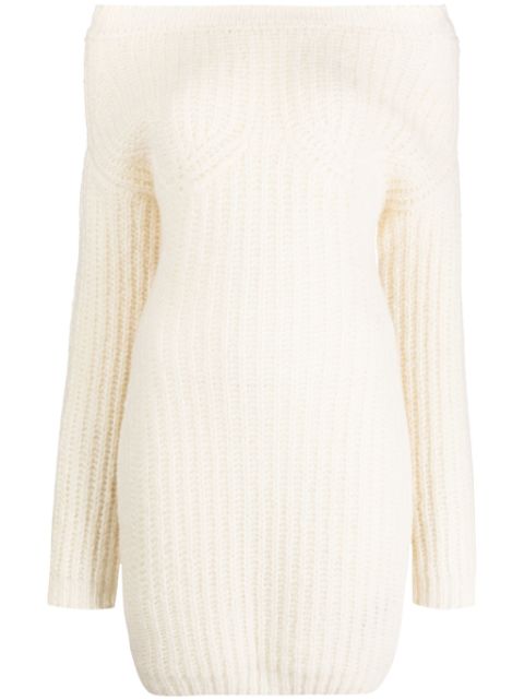 Dsquared2 off-shoulder knitted minidress