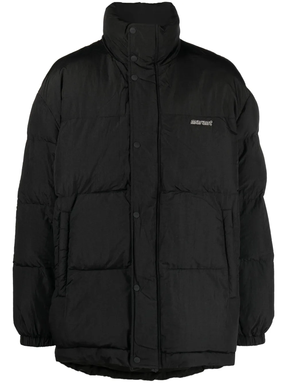 Isabel Marant Padded High-neck Jacket In Black