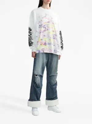 【関税込み】We11done ベージュ ストレートレッグ ジーンズ We11done Straight-Leg Jeans for Women - FARFETCH