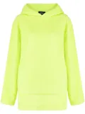 We11done logo-embroidered cotton hoodie - Green