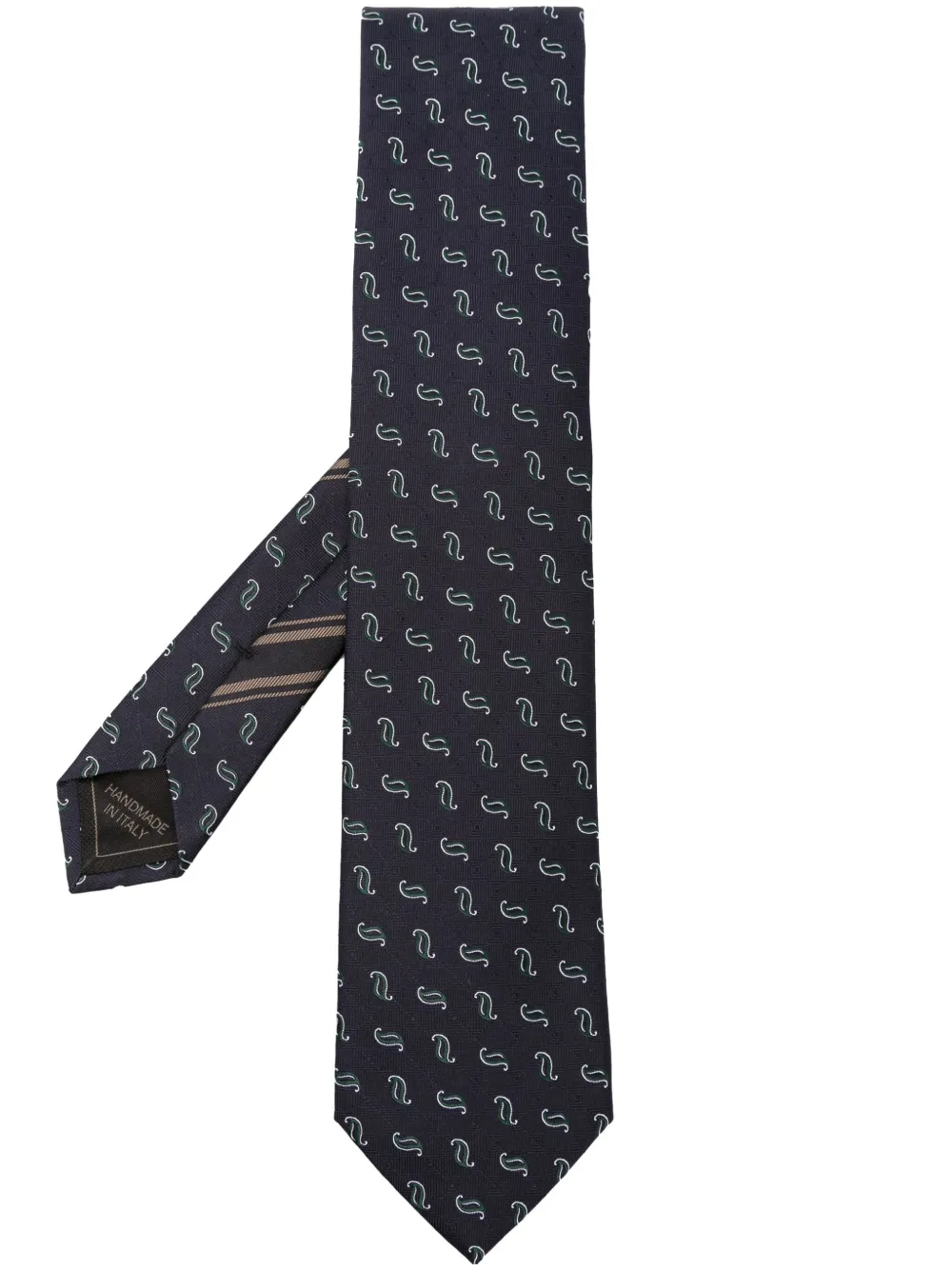 Brioni paisley-pattern silk tie