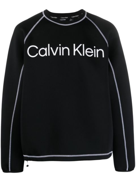 Calvin Klein logo-print round-neck sweatshirt