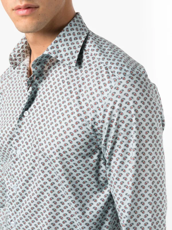 ETRO ペイズリー シャツ | ブルー | FARFETCH JP