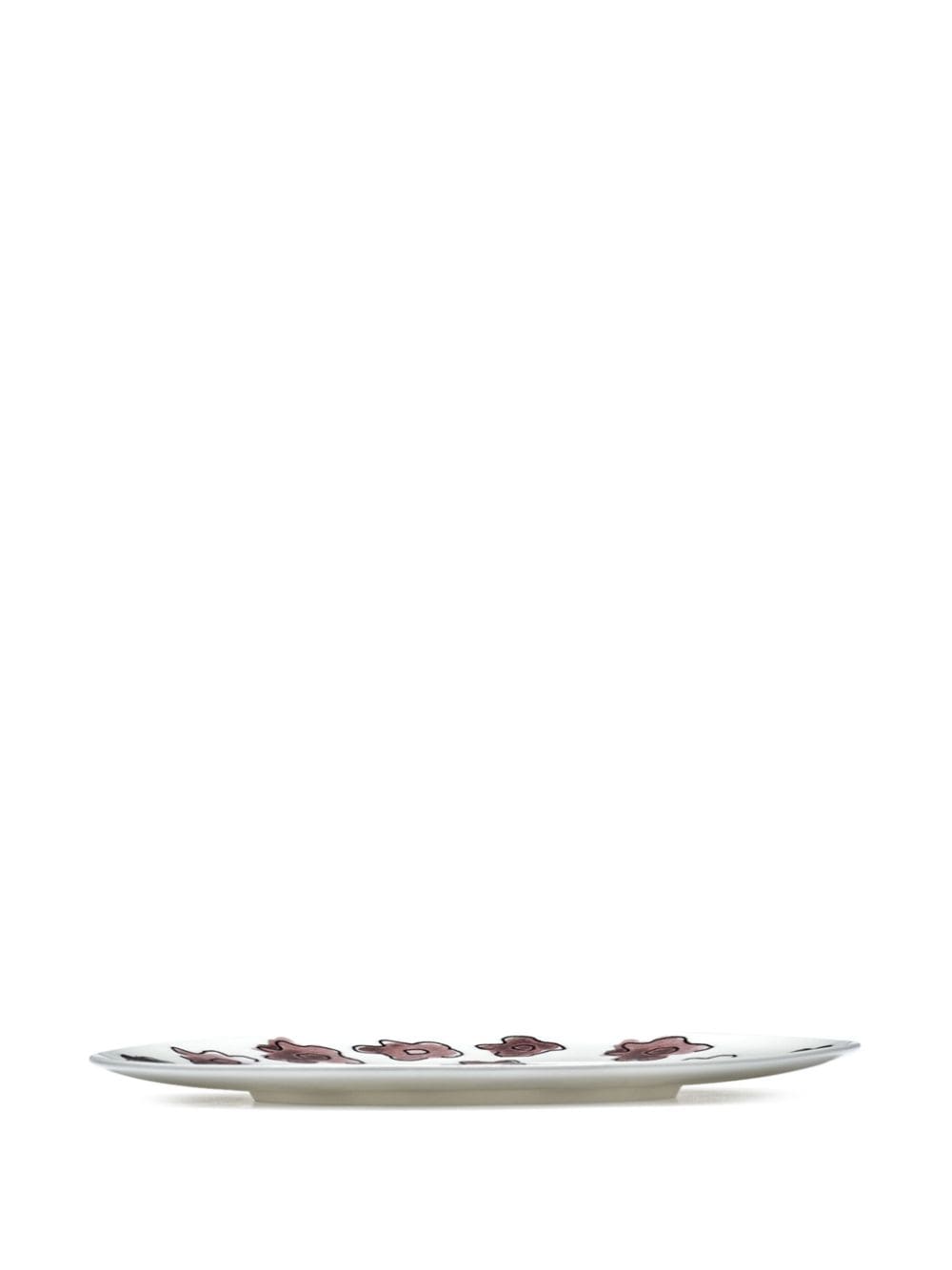 Shop Serax X Marni Midnight Flowers Dessert Plates (set Of 2) In White