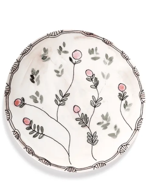 Serax x Marni Midnight Flowers serving plates (set of 2)