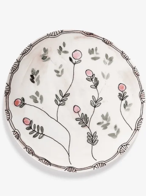 Serax x Marni Midnight Flowers serving plates (set of two)