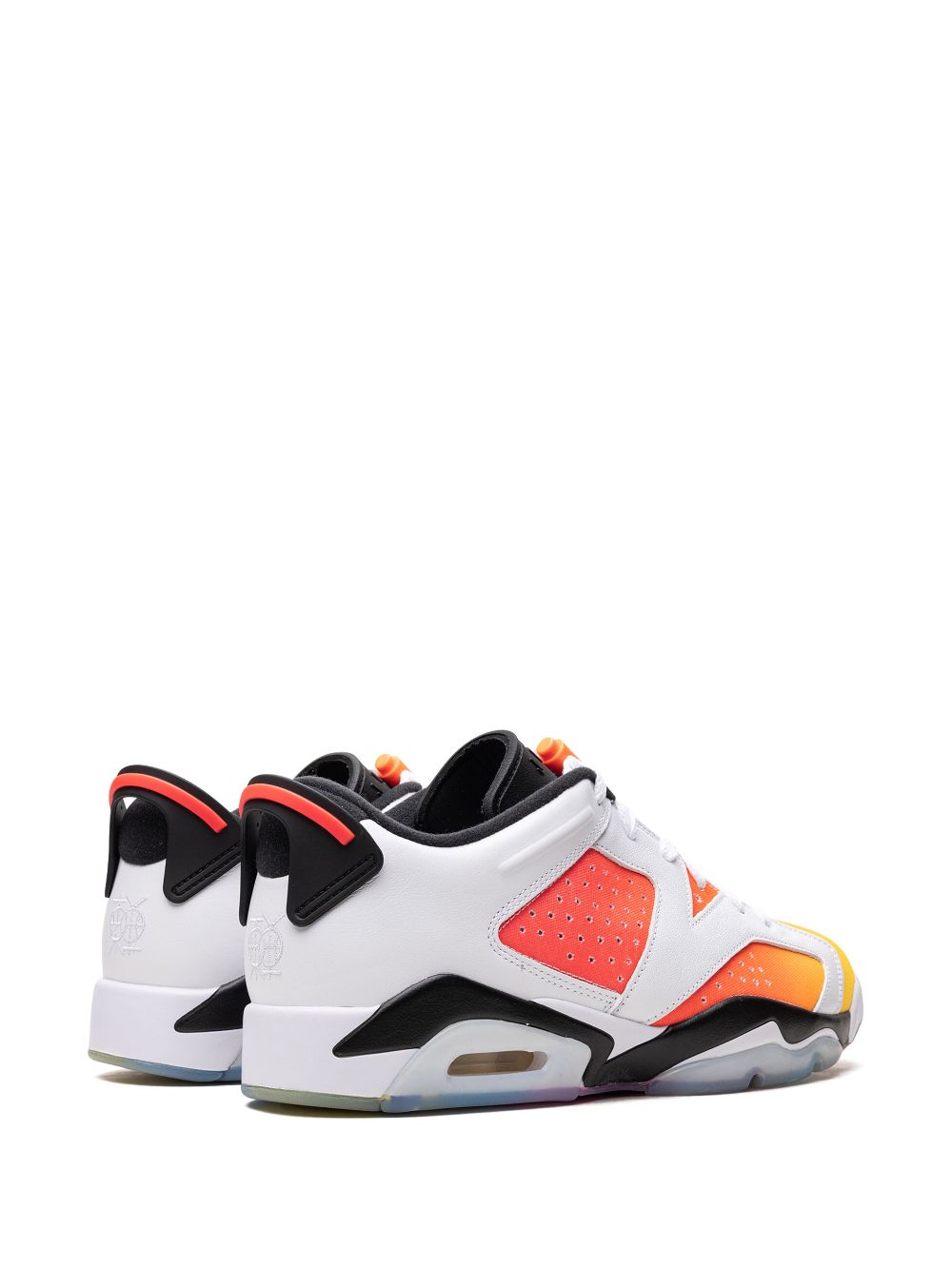 Shop Jordan Air  6 Retro Low Se "total Orange" Sneakers In White