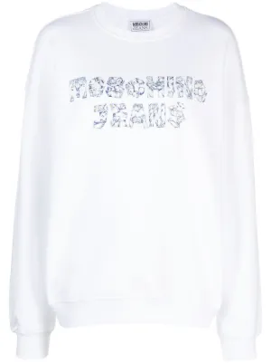 Maison MIHARA YASUHIRO stud-embellished Sweatshirt | White | FARFETCH