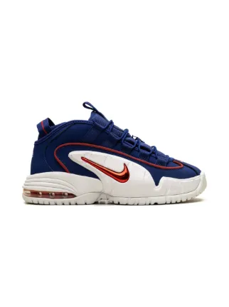 Nike Kids Red, White, and Blue Sneakers Air Jordan 1 Mid Big Kids main image 4