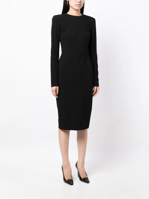 Victoria Beckham ラウンドネック ドレス | ブラック | FARFETCH JP