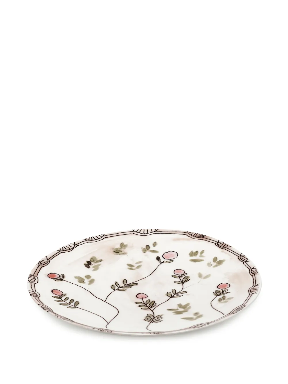 Shop Serax X Marni Midnight Flowers Dinner Plates (set Of 2) In Neutrals