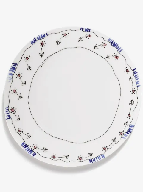 Serax x Marni Midnight Flowers dinner plates (set of two)