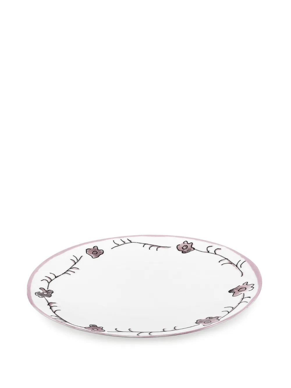 Shop Serax X Marni Midnight Flowers Dinner Plates (set Of 2) In White