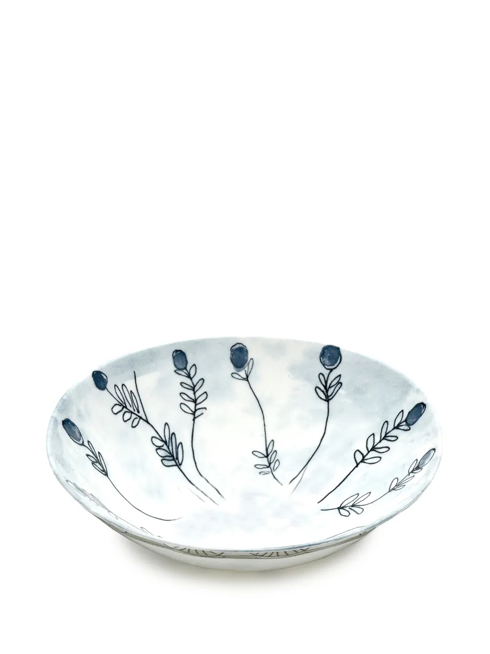 Shop Serax X Marni Midnight Flowers Bowls (set Of 2) In White