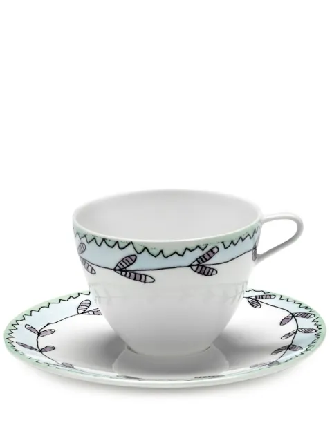 Serax x Marni Midnight Flowers coffee cup and saucer
