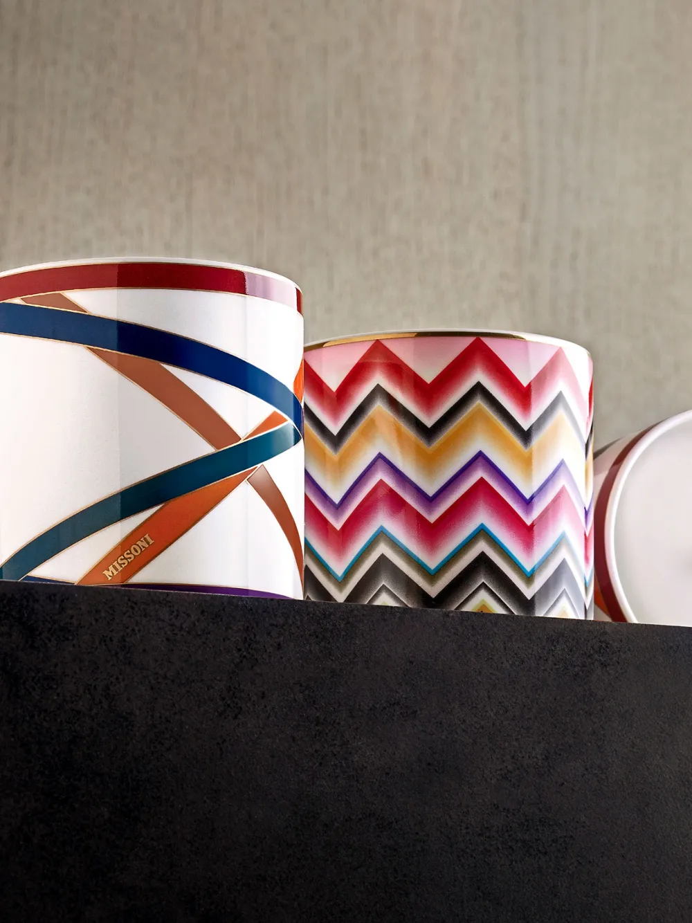 Missoni Nastri Scented Candle In White