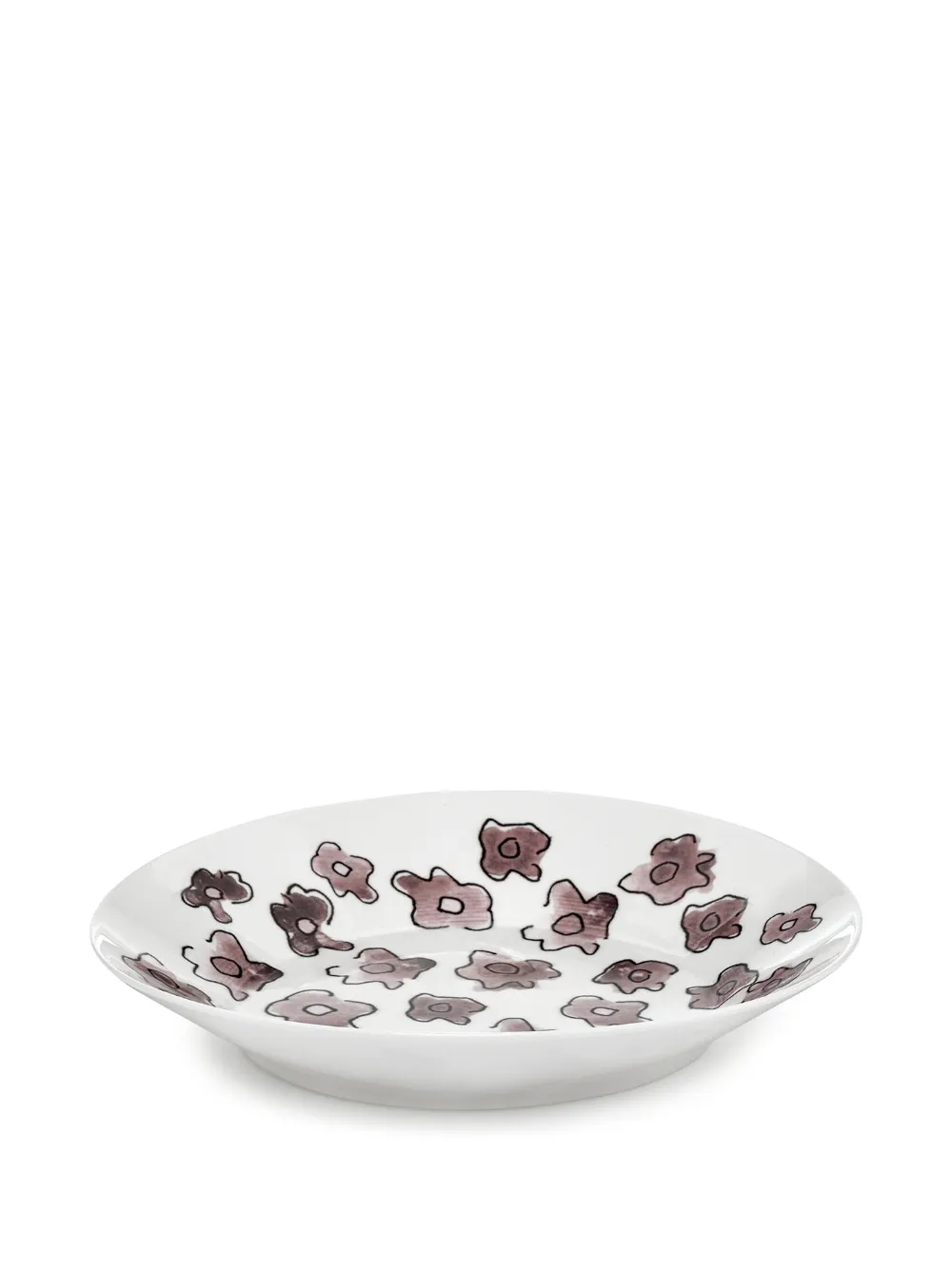 Shop Serax X Marni Midnight Flowers Deep Plates (set Of 2) In White