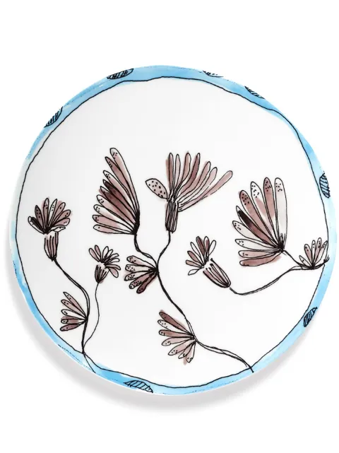 Serax x Marni Midnight Flowers serving plates (set of 2)