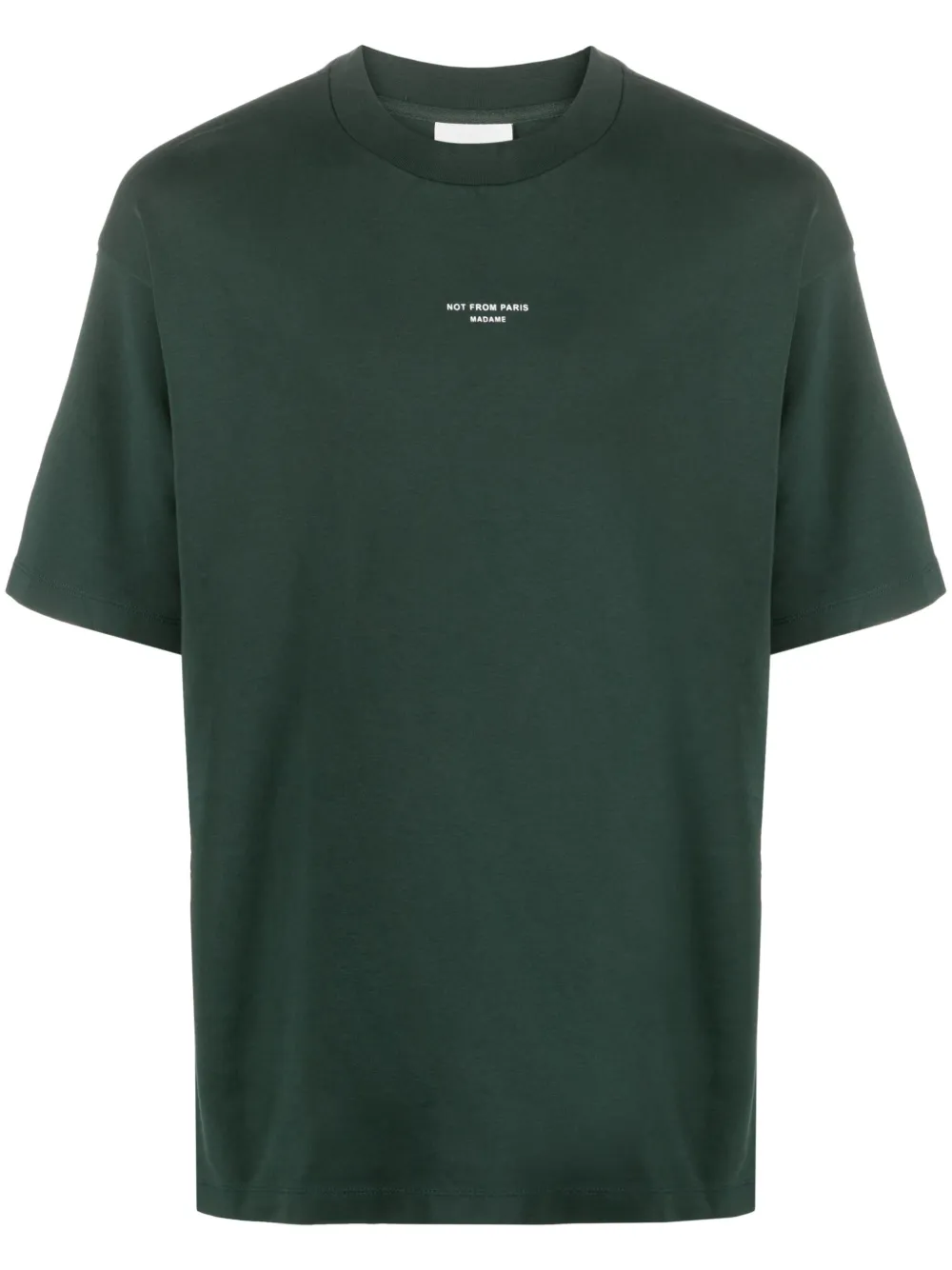 slogan-print cotton T-shirt