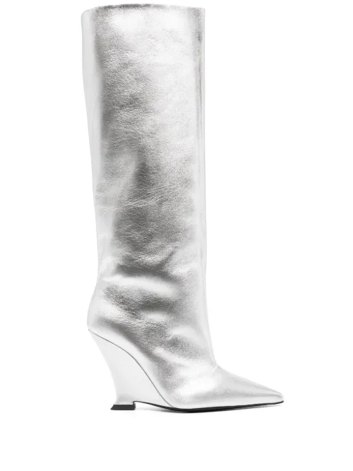 Bottines en cuir à bout pointu 100 mm - 3juin - Modalova