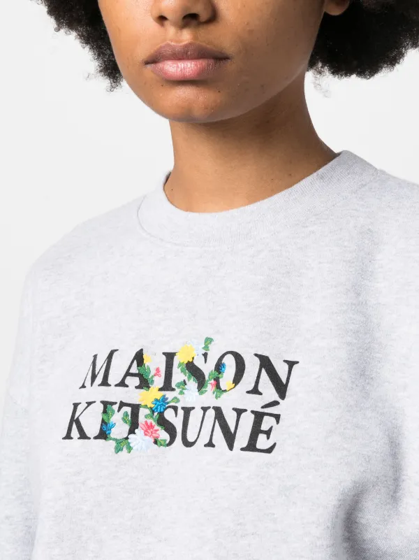 Maison Kitsuné ロゴ スウェットシャツ | グレー | FARFETCH JP