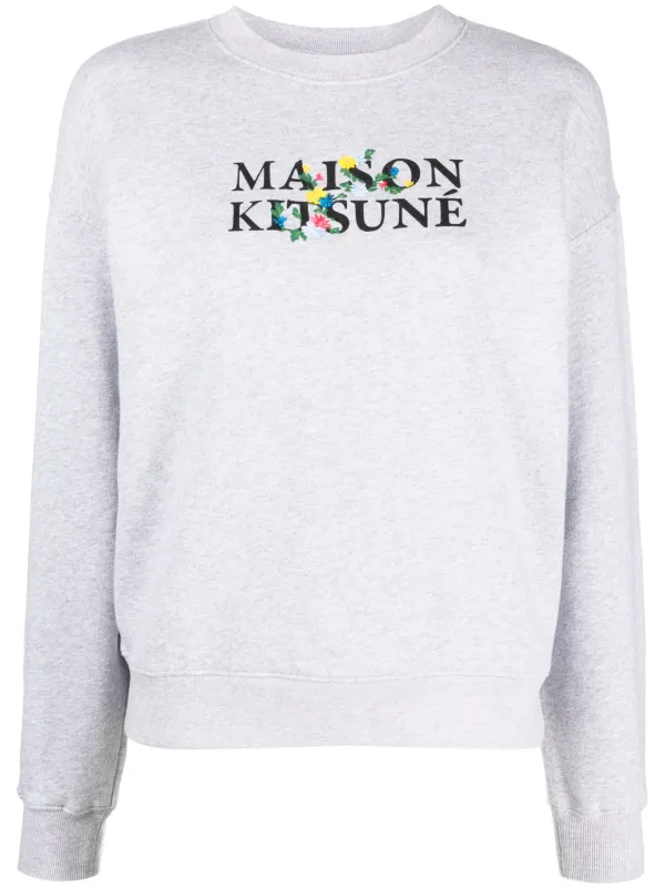 Maison Kitsuné ロゴ スウェットシャツ | グレー | FARFETCH JP
