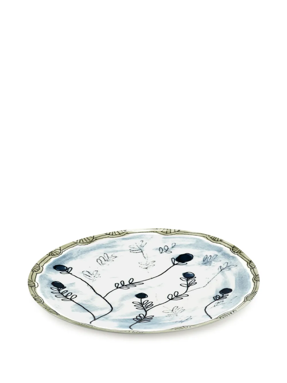 Serax X Marni Mirtillo Tea Set Of 2 Dinner Plates In White