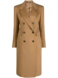 Tagliatore double-breasted midi coat - Neutrals