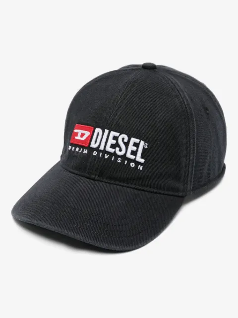 Diesel casquette Corry en coton à logo brodé