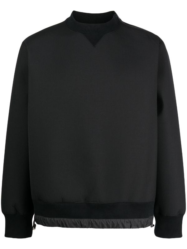 Sacai crew-neck long-sleeve Sweatshirt - Farfetch