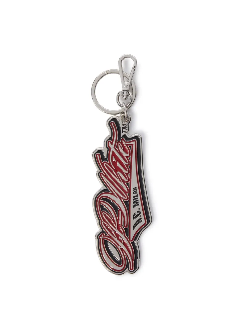 Off-White c/o AC Milan Logo Keychain
