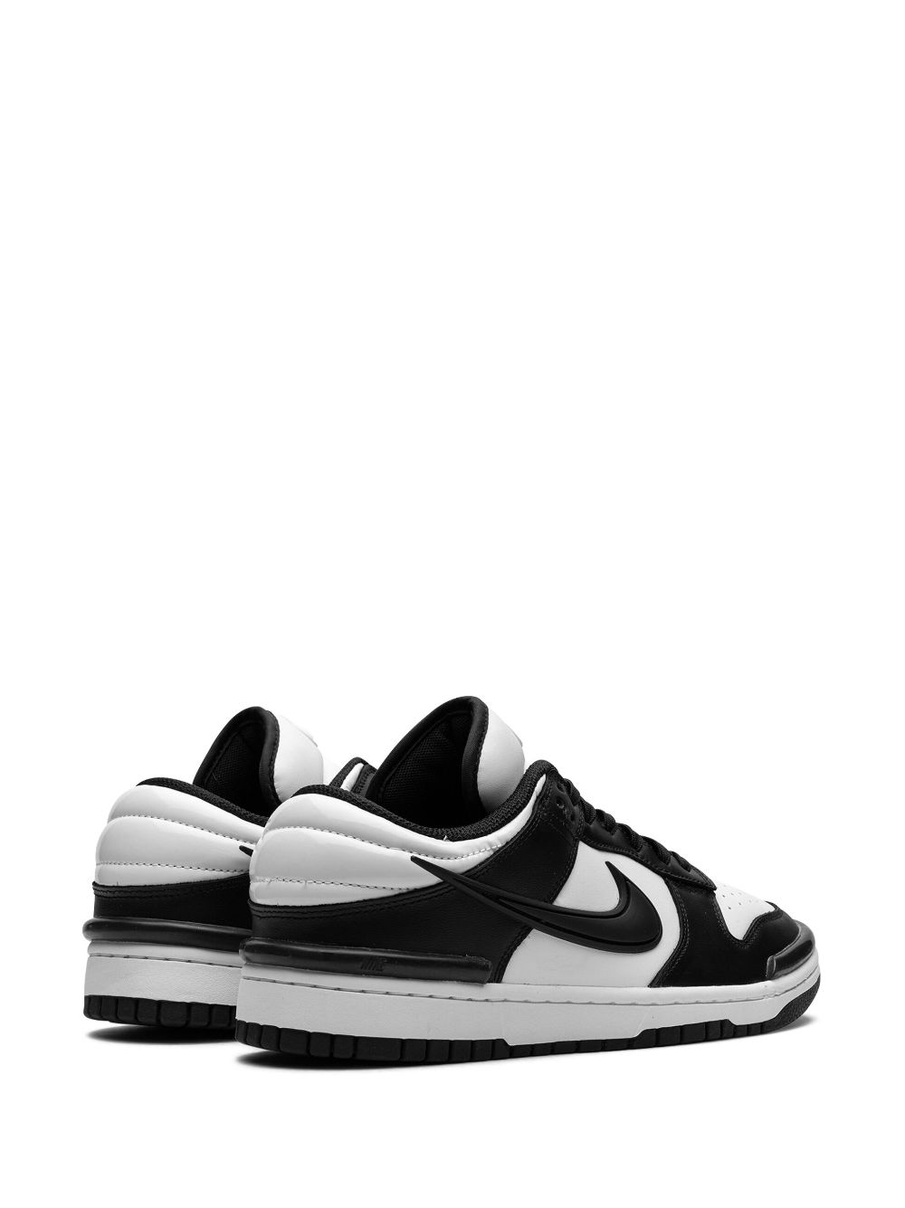 Shop Nike Dunk Low Twist "panda" Sneakers In Black