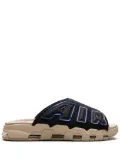 Nike Air More Uptempo ""Black Sanddrift Iridescent"" slides