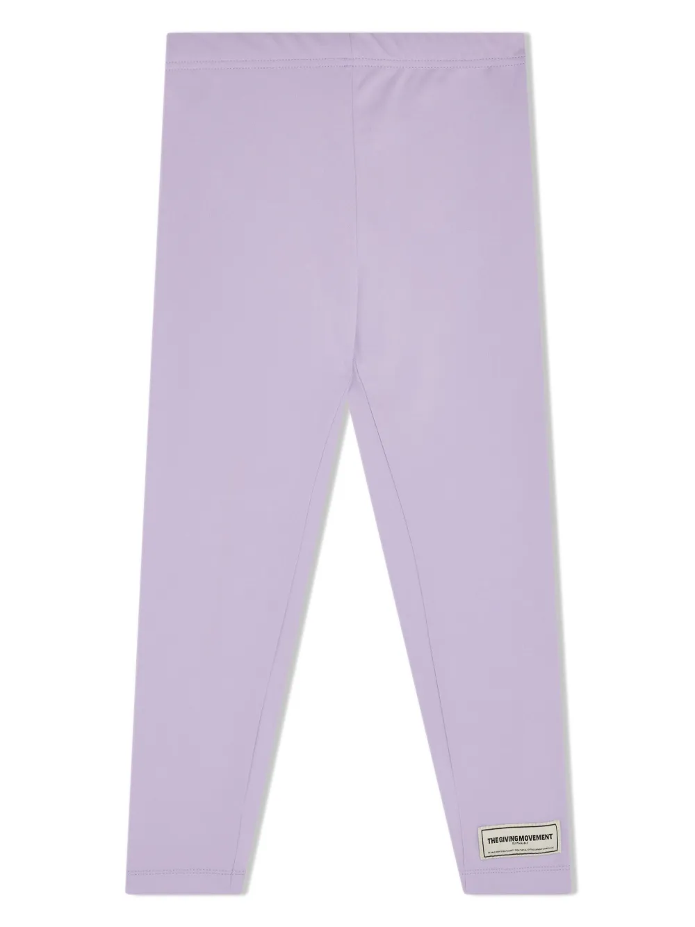 THE GIVING MOVE T Legging met logo applicatie Paars