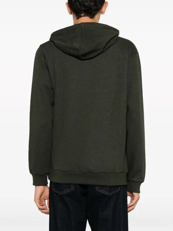 【送料&関税込】A.P.C. Logo Printed Drawstring Hoodie A.P.C. logo-print Drawstring Hoodie | Green | FARFETCH