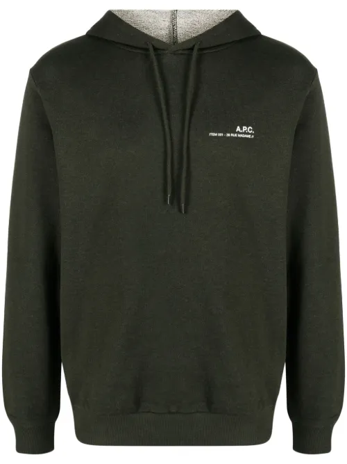Hoodie à lien de resserrage - A.P.C. - Modalova