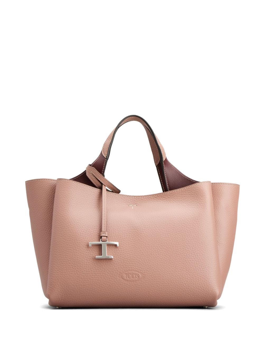 Tod's Apa 2 Leather Tote Bag In Pink