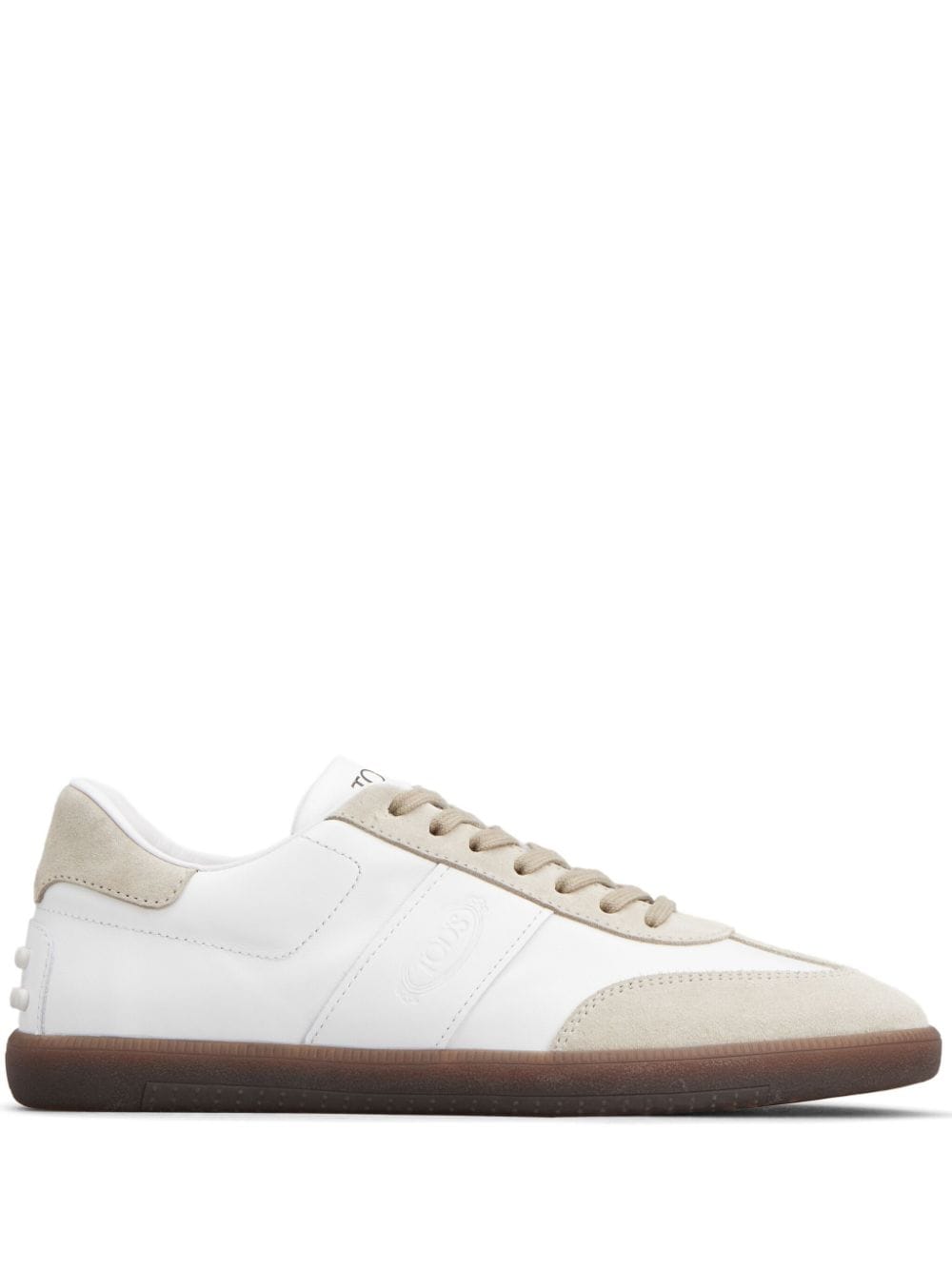 Tod's Colour-block Panelled Sneakers In White