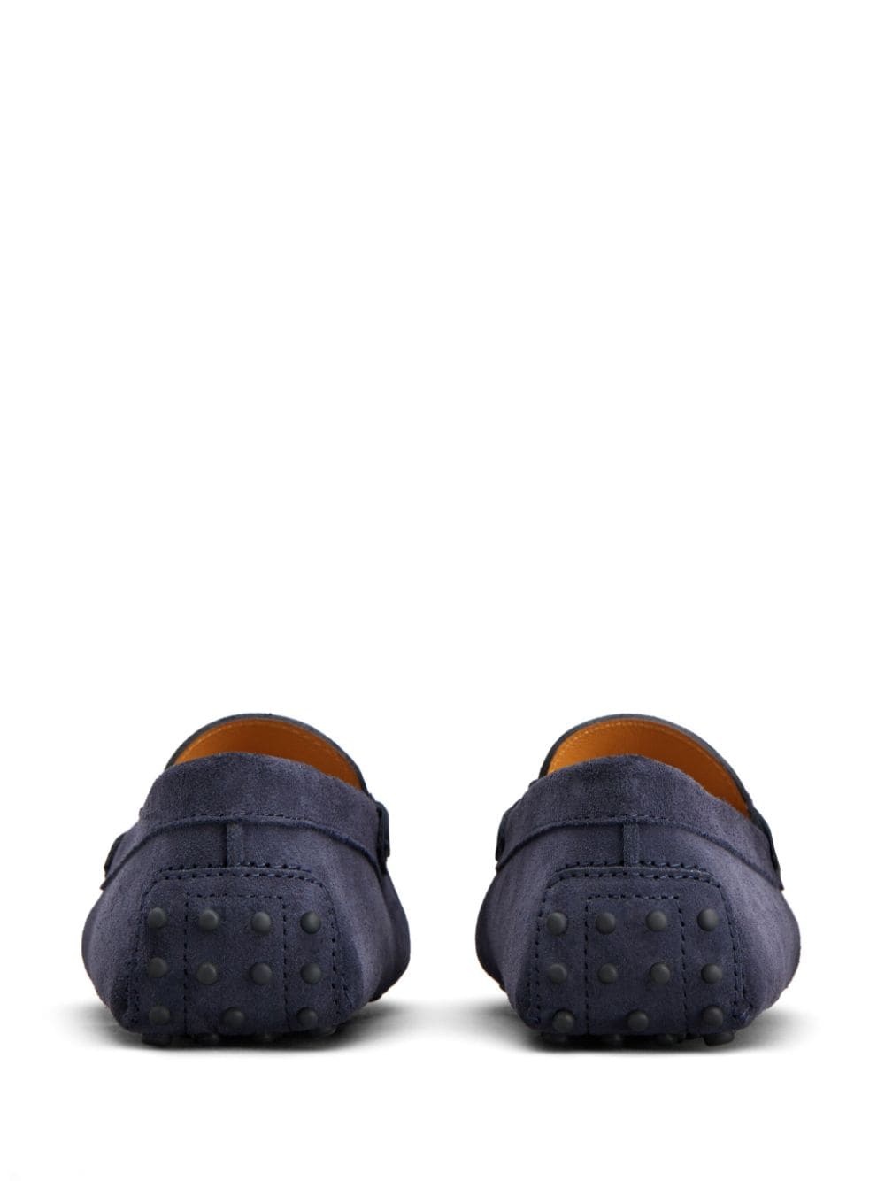 Shop Tod's Gommino Embellished Suede Loafers In Blau