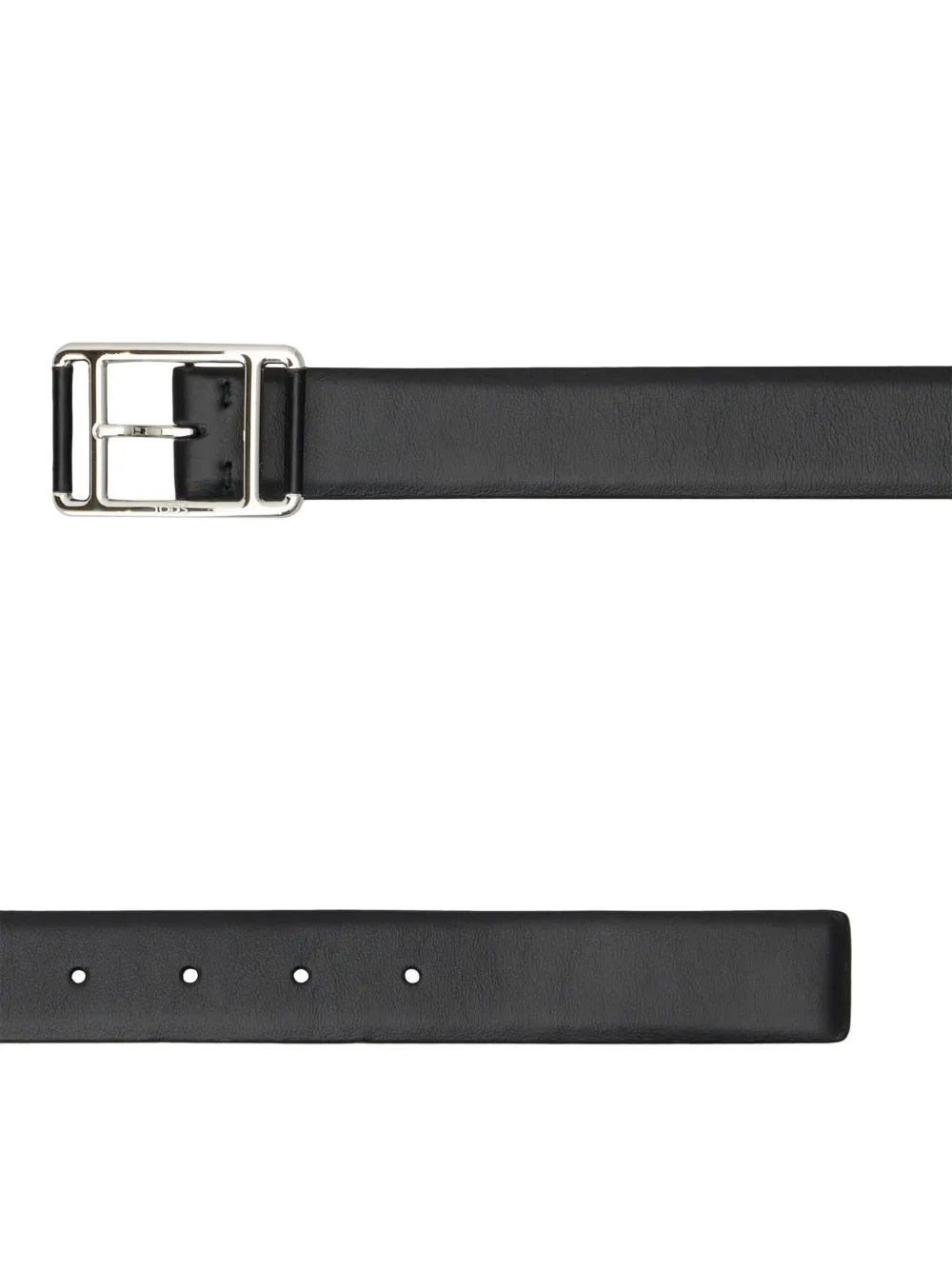 Shop Tod's Logo-engraved Buckle Leather Belt In Black