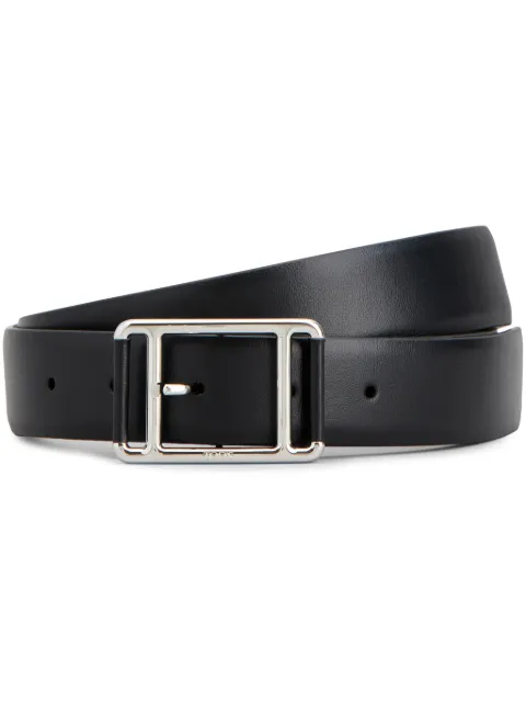 Tod's logo-engraved buckle leather belt
