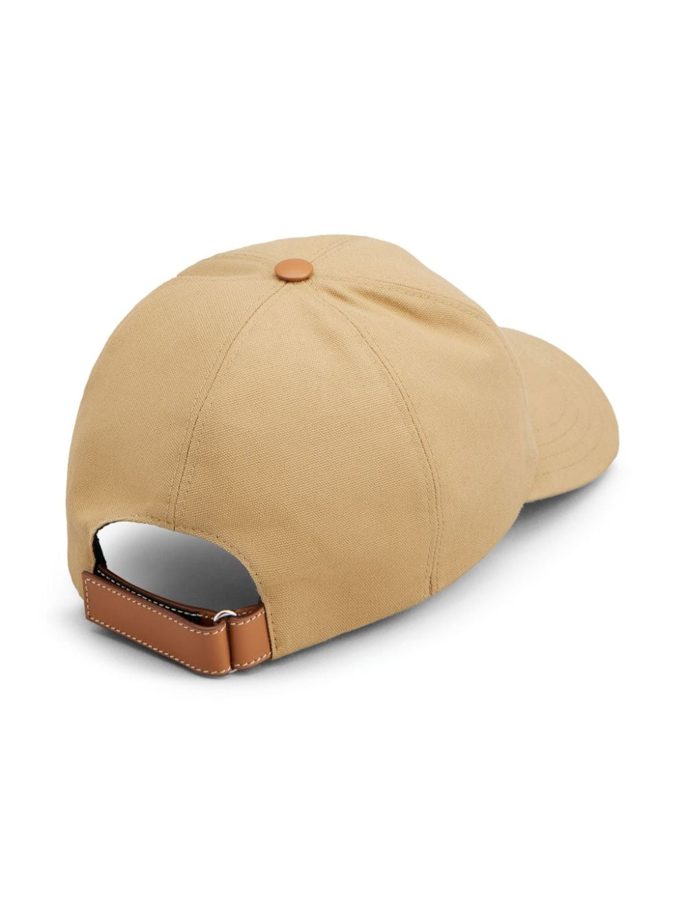 Shop Tod's Logo-embroidered Cotton Baseball Cap In Nude