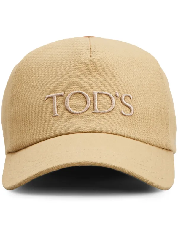 美品 TOD'S ベージュキャップ トッズ 帽子 ロゴキャップ ベージュ メンズ Tod's ロゴ キャップ | ニュートラル | FARFETCH JP
