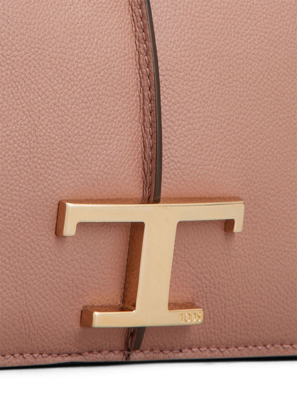 Shop Tod's Mini Leather Camera Bag In Pink
