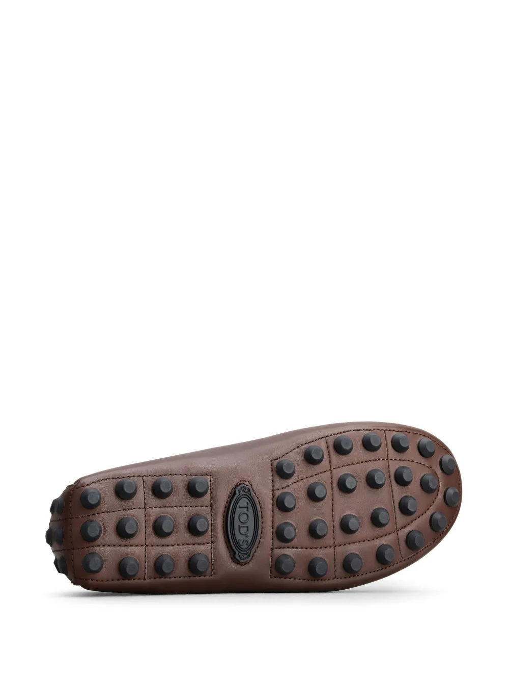 Shop Tod's Gommino Bubble Loafers In Brown