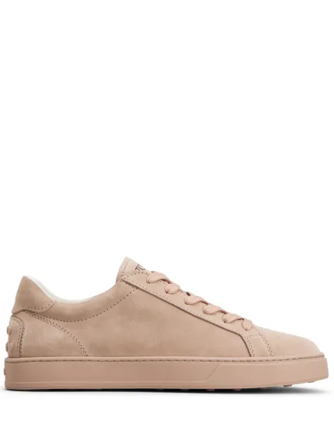 Tod's logo-embossed suede sneakers