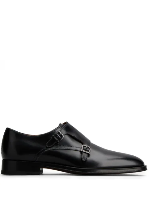 Tod's double-strap leather monk shoes