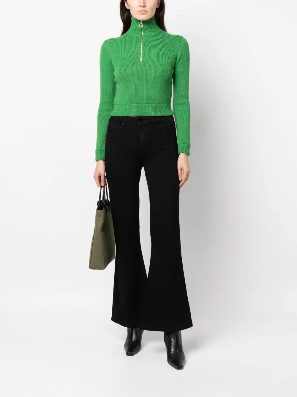 PAIGE Flared jeans - Zwart
